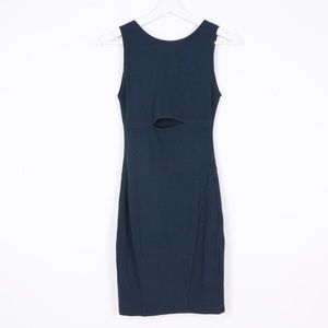 Helmut Lang Dark Blue Mini Dress